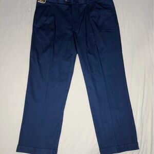 NWT - TravelSmart Roundtree & Yorke CoreComfort Waistband Blue Chino Men’s 42x30